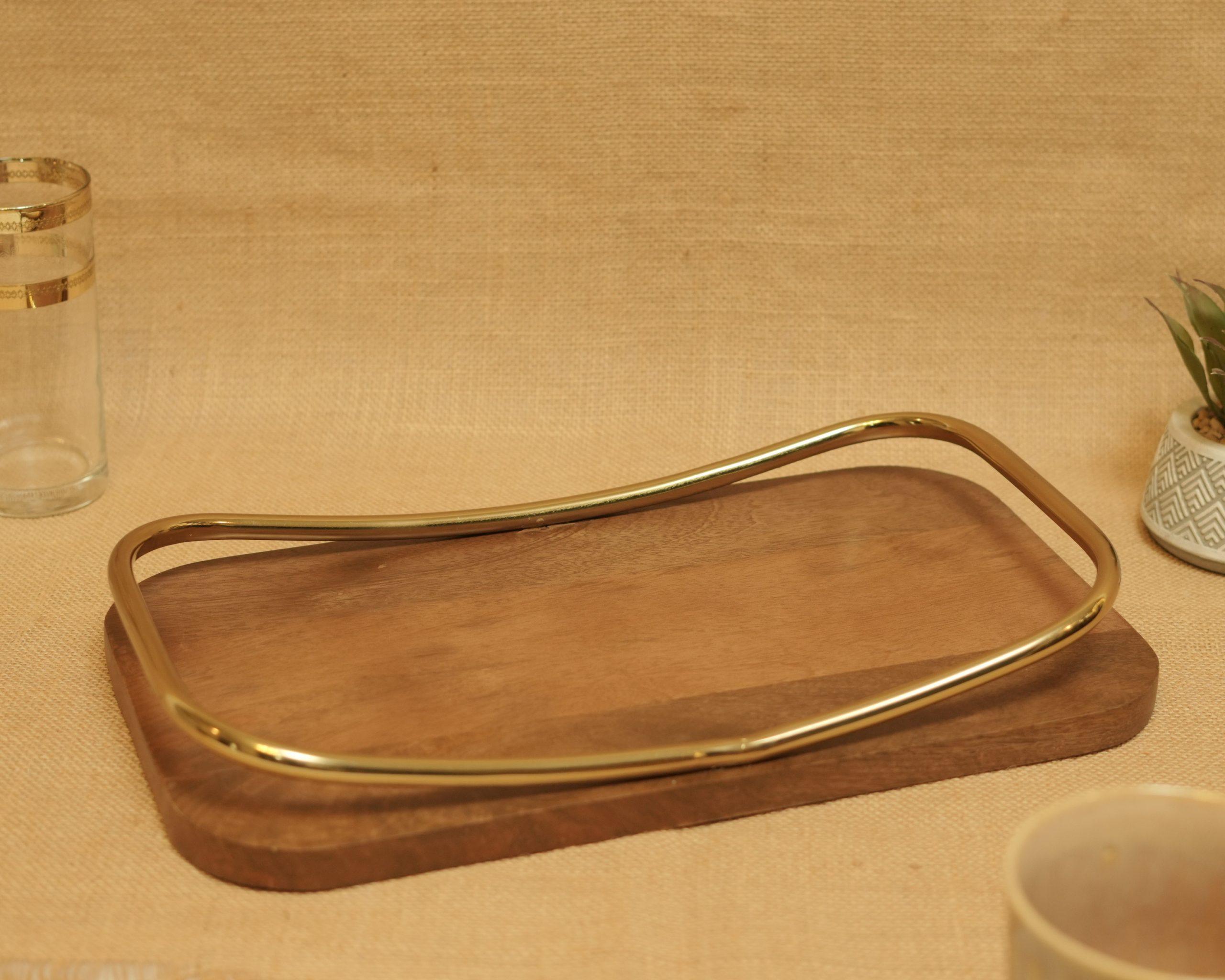 Aurora Curve Wooden Tray